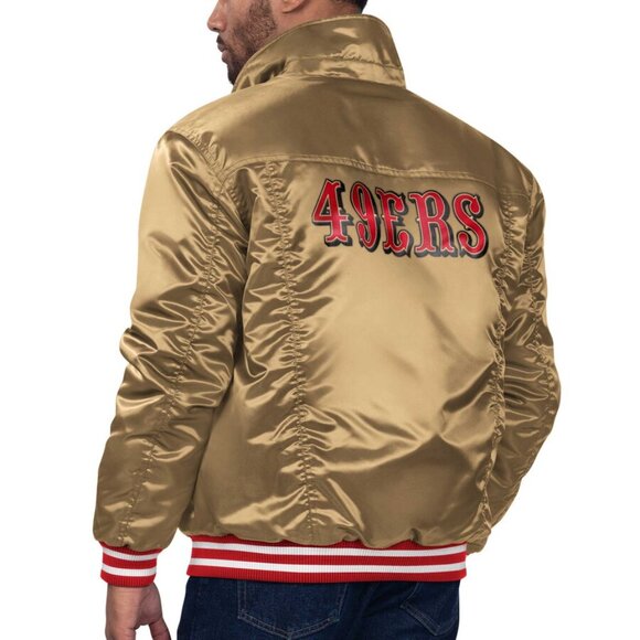 GENUINE Levi’s Starter Gold San Francisco 49ers Trucker Full-Snap Jacket - XL - Picture 2 of 12